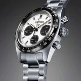 Buy Shop Seiko Prospex Speedtimer Solar Chronograph White Dial Silver Steel Strap Watch for Men - SSC813 USA Online