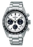 Buy Shop Seiko Prospex Speedtimer Solar Chronograph White Dial Silver Steel Strap Watch for Men - SSC813 USA Online