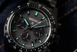 Buy Shop Seiko Prospex Speedtimer The Black Series Limited Edition Black Dial Black Steel Strap Watch for Men - SSC917 USA Online