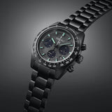 Buy Shop Seiko Prospex Speedtimer The Black Series Limited Edition Black Dial Black Steel Strap Watch for Men - SSC917 USA Online