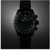 Buy Shop Seiko Prospex Speedtimer The Black Series Limited Edition Black Dial Black Steel Strap Watch for Men - SSC917 USA Online