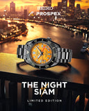 Buy Shop Seiko Prospex The Night of Siam Limited Edition Yellow Dial Silver Steel Strap Watch for Men - SPB487J1 USA Online