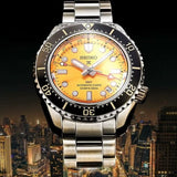 Buy Shop Seiko Prospex The Night of Siam Limited Edition Yellow Dial Silver Steel Strap Watch for Men - SPB487J1 USA Online