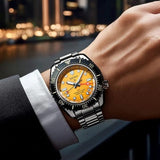 Buy Shop Seiko Prospex The Night of Siam Limited Edition Yellow Dial Silver Steel Strap Watch for Men - SPB487J1 USA Online