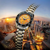 Buy Shop Seiko Prospex The Night of Siam Limited Edition Yellow Dial Silver Steel Strap Watch for Men - SPB487J1 USA Online