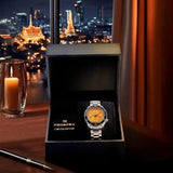 Buy Shop Seiko Prospex The Night of Siam Limited Edition Yellow Dial Silver Steel Strap Watch for Men - SPB487J1 USA Online
