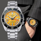Buy Shop Seiko Prospex The Night of Siam Limited Edition Yellow Dial Silver Steel Strap Watch for Men - SPB487J1 USA Online