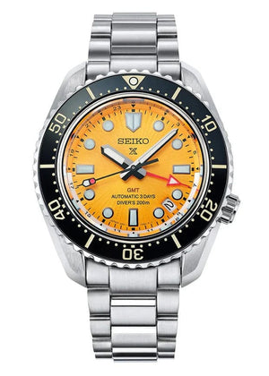 Buy Shop Seiko Prospex The Night of Siam Limited Edition Yellow Dial Silver Steel Strap Watch for Men - SPB487J1 USA Online