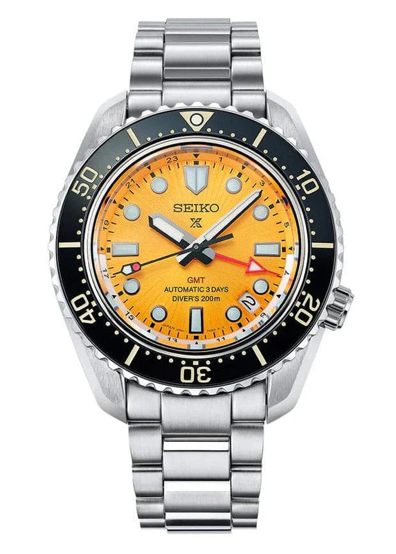 Buy Shop Seiko Prospex The Night of Siam Limited Edition Yellow Dial Silver Steel Strap Watch for Men - SPB487J1 USA Online