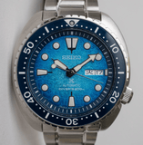 Seiko Prospex US Special Edition Automatic Blue Dial Silver Steel Strap Watch for Men - SRPH59