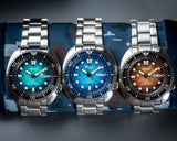 Buy Shop Seiko Prospex US Special Edition King Turtle Automatic Brown Dial Silver Steel Strap Watch for Men - SRPH55 USA Online