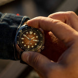 Buy Shop Seiko Prospex US Special Edition King Turtle Automatic Brown Dial Silver Steel Strap Watch for Men - SRPH55 USA Online