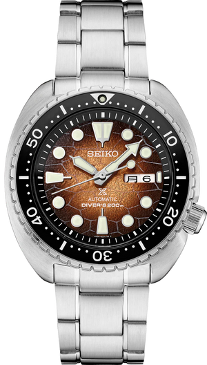 Buy Shop Seiko Prospex US Special Edition King Turtle Automatic Brown Dial Silver Steel Strap Watch for Men - SRPH55 USA Online