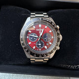 Buy Shop Seiko Prospex US Special Edition Speedtimer Solar Chronograph Red Dial Silver Steel Strap Watch for Men - SSC927 USA Online