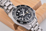 Buy Shop Seiko Prosprex Dark Depths GMT Automatic Black Dial Silver Steel Strap Watch For Men - SPB383J1 USA Online