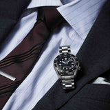 Buy Shop Seiko Prosprex Dark Depths GMT Automatic Black Dial Silver Steel Strap Watch For Men - SPB383J1 USA Online