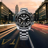 Buy Shop Seiko Prosprex Dark Depths GMT Automatic Black Dial Silver Steel Strap Watch For Men - SPB383J1 USA Online