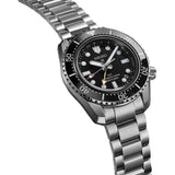 Buy Shop Seiko Prosprex Dark Depths GMT Automatic Black Dial Silver Steel Strap Watch For Men - SPB383J1 USA Online