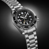 Buy Shop Seiko Prosprex Dark Depths GMT Automatic Black Dial Silver Steel Strap Watch For Men - SPB383J1 USA Online