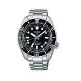 Buy Shop Seiko Prosprex Dark Depths GMT Automatic Black Dial Silver Steel Strap Watch For Men - SPB383J1 USA Online