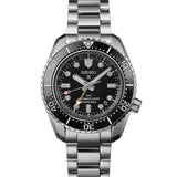 Buy Shop Seiko Prosprex Dark Depths GMT Automatic Black Dial Silver Steel Strap Watch For Men - SPB383J1 USA Online
