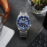 Buy Shop Seiko 5 Sports Automatic Analog Blue Dial Silver Steel Strap Watch For Men - SRPD51K1 USA Online