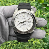 Buy Shop Seiko Shogun Prospex Titanium Divers Automatic White Dial Black Rubber Strap Watch For Men - SPB191J1 USA Online