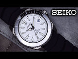 Buy Shop Seiko Shogun Prospex Titanium Divers Automatic White Dial Black Rubber Strap Watch For Men - SPB191J1 USA Online