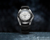 Buy Shop Seiko Shogun Prospex Titanium Divers Automatic White Dial Black Rubber Strap Watch For Men - SPB191J1 USA Online