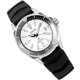 Buy Shop Seiko Shogun Prospex Titanium Divers Automatic White Dial Black Rubber Strap Watch For Men - SPB191J1 USA Online