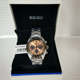 Buy Shop Seiko Solar Prospex Diver Speedtimer Chronograph Limited Edition Brown Dial Silver Steel Strap Watch for Men - SSC951 USA Online