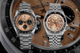 Buy Shop Seiko Solar Prospex Diver Speedtimer Chronograph Limited Edition Brown Dial Silver Steel Strap Watch for Men - SSC951 USA Online