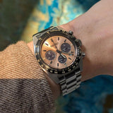 Buy Shop Seiko Solar Prospex Diver Speedtimer Chronograph Limited Edition Brown Dial Silver Steel Strap Watch for Men - SSC951 USA Online