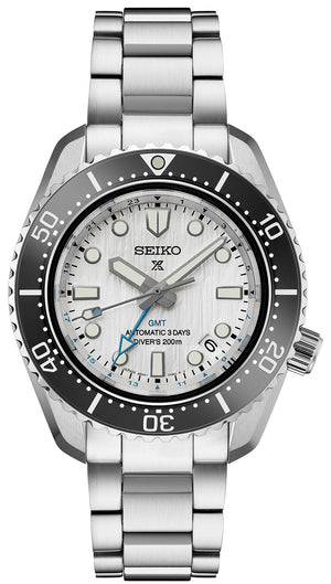 Buy Shop Seiko Prospex Sea Arctic Ocean GMT Limited Edition Silver Dial Silver Steel Strap Watch For Men - SPB439J1 USA Online