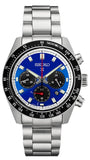 Buy Shop Seiko Speedtimer Solar US Special Edition Blue Dial Silver Steel Strap Watch for Men - SSC931 USA Online