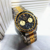 Buy Shop Seiko Sport Chronograph Black Dial Two Tone Steel Strap Watch for Men - SSB430P1 USA Online