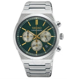 Buy Shop Seiko Sport Conceptual Chronograph Green Dial Silver Steel Strap Watch for Men - SSB461P1 USA Online