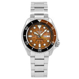 Seiko 5 Sports Sonar Special Edition Brown Dial Silver Steel Strap Watch For Men - SRPJ47K1