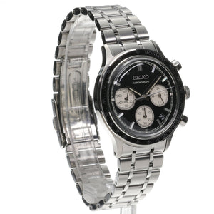 Buy Shop Seiko 5 Sport Black Dial Silver Steel Strap Watch for Men - SSB479P1 USA Online