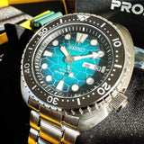 Buy Shop Seiko US Special Edition Automatic Green Dial Silver Steel Strap Watch for Men - SRPH57 USA Online