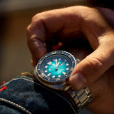 Buy Shop Seiko US Special Edition Automatic Green Dial Silver Steel Strap Watch for Men - SRPH57 USA Online