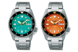 Buy Shop Seiko 5 Sports Automatic Orange Dial Silver Steel Strap Watch For Men - SRPD59K1 USA Online