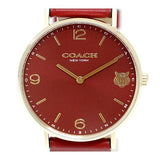 Buy Shop Coach Perry Red Dial Red Leather Strap Watch for Women - 14503867 USA Online