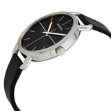 Buy Shop Calvin Klein Evan Black Dial Black Leather Strap Watch for Men - K7B211CZ USA Online