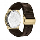 Buy Shop Salvatore Ferragamo F-80 Classic Silver Dial Brown Leather Strap Watch for Men - SFDT00419 USA Online