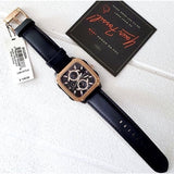 Buy Shop Fossil Multifunction Black Dial Black Leather Strap Watch for Men - BQ2654 USA Online