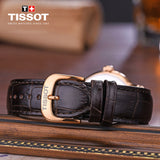 Buy Shop Tissot T Classic Carson Quartz White Dial Brown Leather Strap Watch for Men - T085.410.36.012.00 USA Online