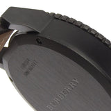 Buy Shop Burberry The City Chronograph Ion Plated Grey Dial Grey Leather Strap Watch for Men - BU9384 USA Online