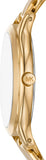 Buy Shop Michael Kors Runway Three-Hand White Dial Gold Steel Strap Watch for Women - MK7472 USA Online