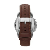 Buy Shop Fossil Grant Chronograph Black Dial Brown Leather Strap Watch for Men - FS4813 USA Online